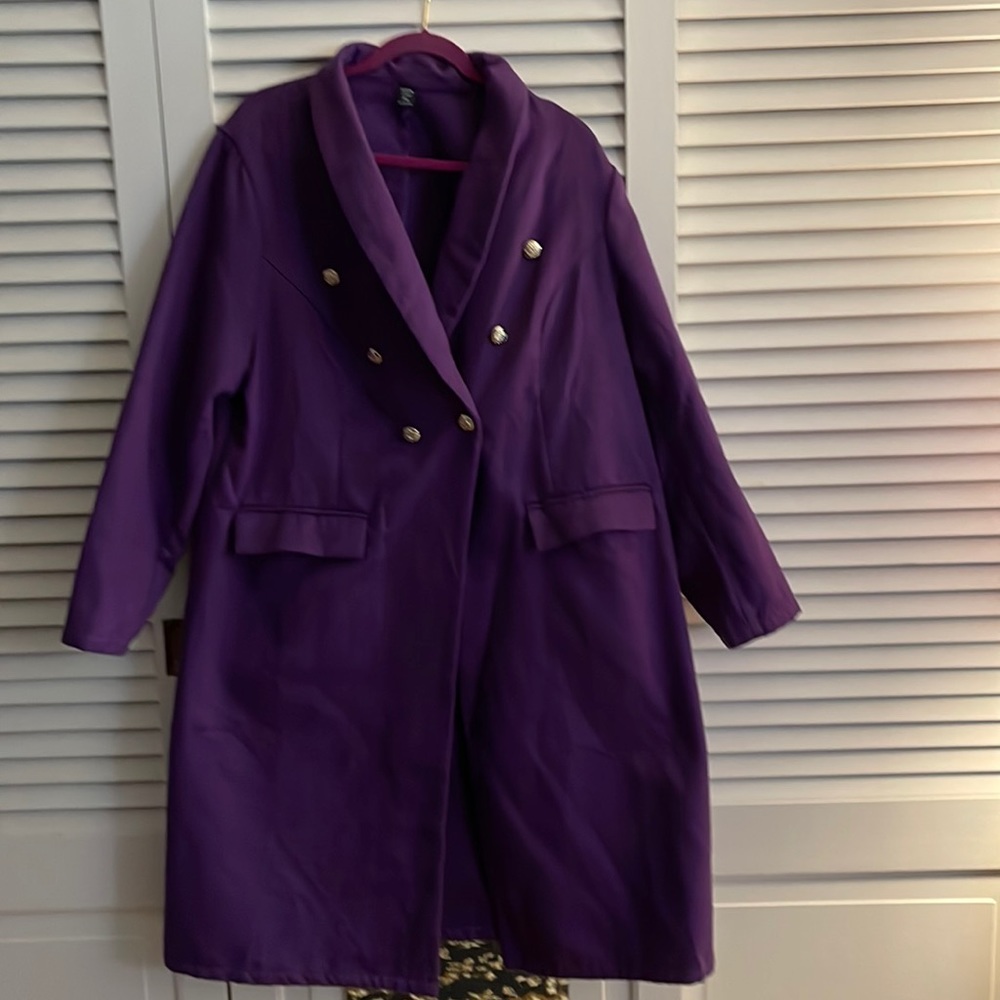 Shein jacket to be purple and perfect in!